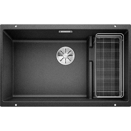 Evier Subline 700-U Level Silgranit 523452 Avec accessoires Anthracite