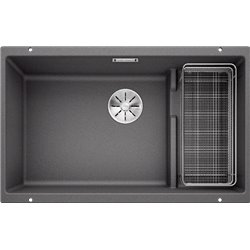 Evier Subline 700-U Level Silgranit 523453 Avec accessoires Gris rocher