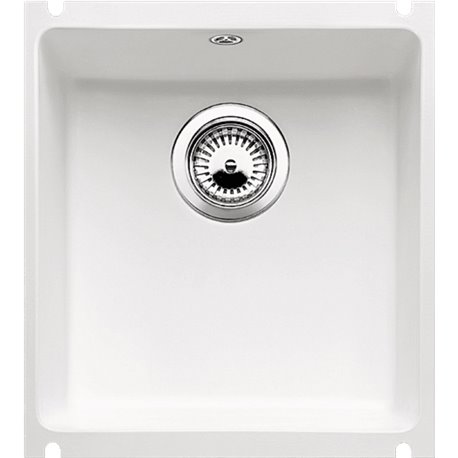 Evier Subline 375-U Céramique 516035 414x456 mm Blanc Cristal Evier Subline 375-U Céramique 516035 414x456 mm Blanc Cristal
