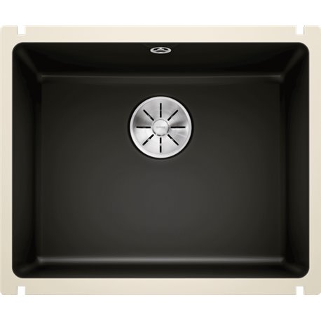 Evier Subline 500-U Céramique 523740 543x456 mm Noir PuraPlus