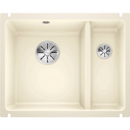 Evier Subline 350/150-U Céramique 523742 567x456 mm Magnolia Cristal PuraPlus