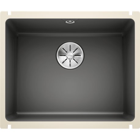 Evier Subline 500-U Céramique 523739 543x456 mm Basalte PuraPlus