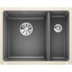 Evier Subline 350/150-U Céramique 523746 567x456 mm Basalte PuraPlus