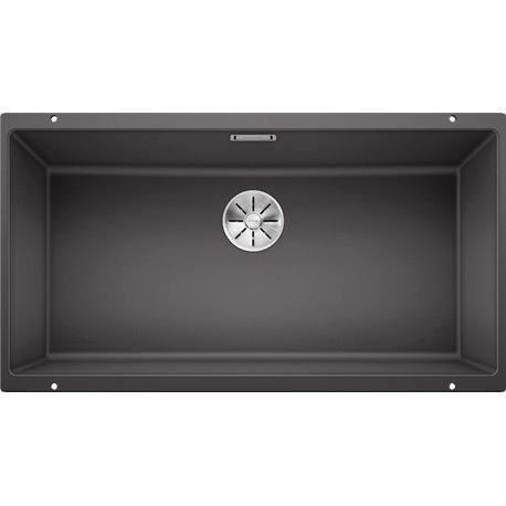 Evier Subline 800-U Silgranit 523142 830x460 mm Gris Rocher