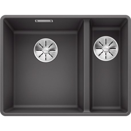 Evier Subline 340/160-F Silgranit 523569 555x460 mm Gris Rocher
