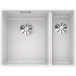 Evier Subline 340/160-F Silgranit 523571 555x460 mm Blanc