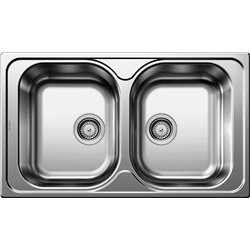 Evier Tipo 8 Inox 511924 860x500 mm 2 Cuves