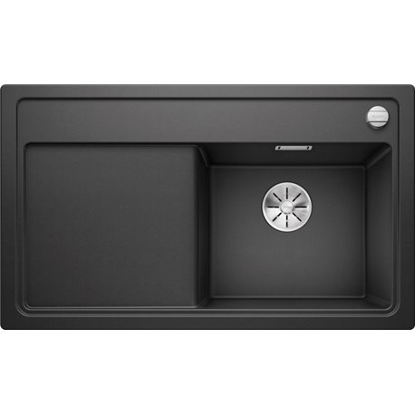 Evier Zenar 45 S Silgranit sans access. 523781 Egouttoir gauche Anthracite