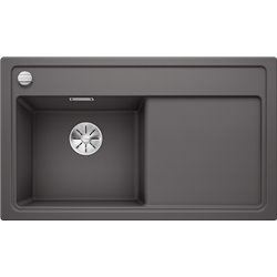 Evier Zenar 45 S Silgranit sans access. 523851 Egouttoir droite Gris rocher