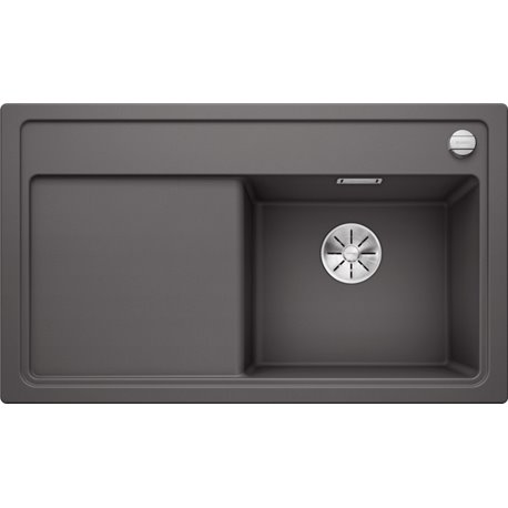 Evier Zenar 45 S Silgranit sans access. 523785 Egouttoir gauche Gris rocher Evier Zenar 45 S Silgranit sans access. 523785 Egouttoir gauche Gris rocher