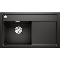 Evier Zenar 45 S Silgranit sans access. 526034 Egouttoir droite Noir