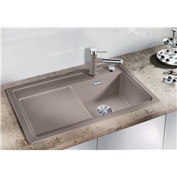 Evier Zenar 45 S Silgranit sans access. 523796 Egouttoir gauche Tartufo