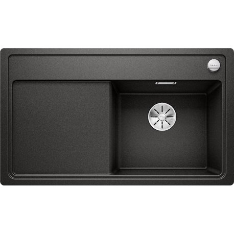 Evier Zenar 45 S-F 526043 Egouttoir gauche Noir
