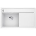 Evier Zenar 45 S-F 523836 Egouttoir gauche Blanc