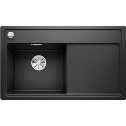 Evier Zenar 45 S-F 526040 Egouttoir droite Noir