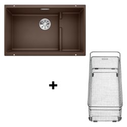 Evier Subline 700-U Level Silgranit 523461 Avec accessoires Café