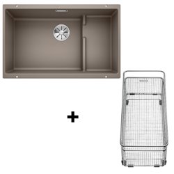 Evier Subline 700-U Level Silgranit 523459 Avec accessoires Tartufo