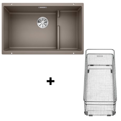 Evier Subline 700-U Level Silgranit 523459 Avec accessoires Tartufo Evier Subline 700-U Level Silgranit 523459 Avec accessoires Tartufo