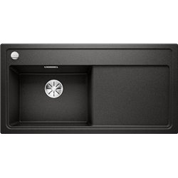 Evier Zenar XL 6 S Silgranit sans access. 526059 Egouttoir droite Noir