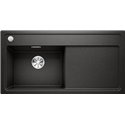 Evier Zenar XL 6 S Silgranit sans access. 526059 Egouttoir droite Noir