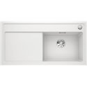 Evier Zenar XL 6 S Silgranit sans access. 523968 Egouttoir gauche Blanc