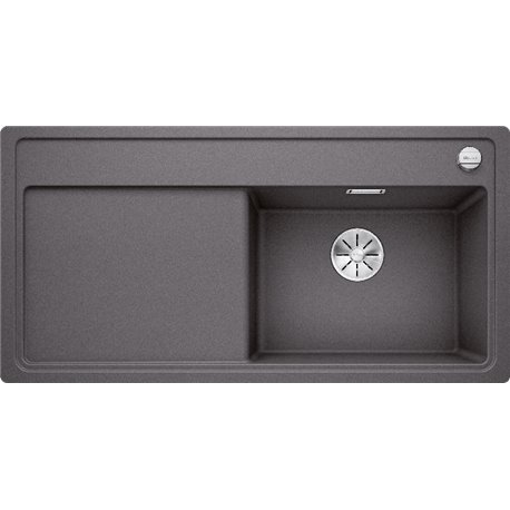 Evier Zenar XL 6 S-F 523903 Egouttoir droite Gris Rocher