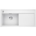 Evier Zenar XL 6 S-F 523929 Egouttoir droite Blanc