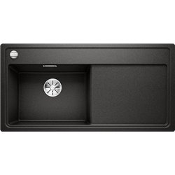 Evier Zenar XL 6 S-F 526065 Egouttoir droite Noir