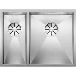 Evier Zerox 340/180-U Steelart 521614 585x440 mm Grande cuve à droite