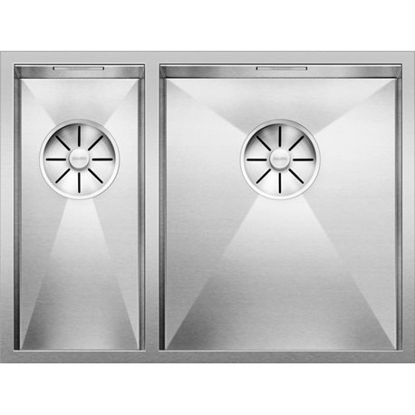 Evier Zerox 340/180-U Steelart 521614 585x440 mm Grande cuve à droite Evier Zerox 340/180-U Steelart 521614 585x440 mm Grande cuve à droite
