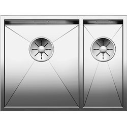 Evier Zerox 340/180-U Steelart 521613 585x440 mm Grande cuve à gauche