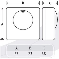 Thermostat d'ambiance altech, 3115901 2 Contacts