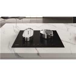 Table de cuisson WBB3760BF induction commandes sensitives