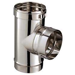 Té T90-80SL Tubage rigide 90° Ø 80 mm