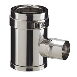 Té TE80/130PGI PGI branchement Ø 80/130 mm