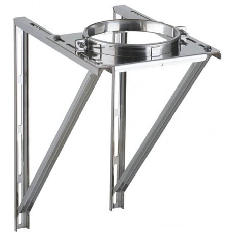 Support mural SMI80TZ Therminox Ø 80 mm Inox