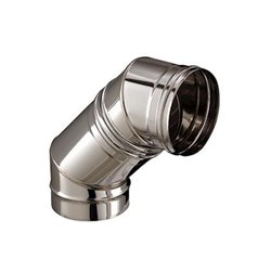 Coude Kitinox CR180R45 Ø 180 mm