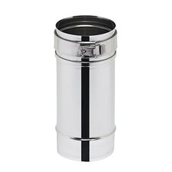 Elément droit rigide ER130SL Hauteur réglable Ø 130 mm