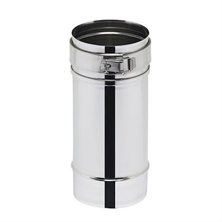 Elément droit rigide ER130SL Hauteur réglable Ø 130 mm