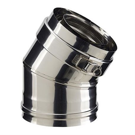 Coude Duogas EC30130DG 30° Ø 130/200 mm