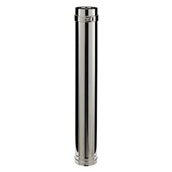 Elément droit Duogas ED1000100DG Hauteur 1000 mm Ø 100/150 mm
