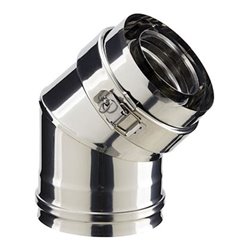 Coude PGI EC45100PGI 45° Ø 100/150 mm