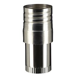 Raccord flexible RFV080/080EM à visser vers fumisterie émaillée Ø 80 mm