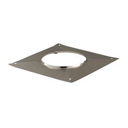 Plaque supérieure d'étanchéité Tubage flexible PE200C carrée Ø 200 mm
