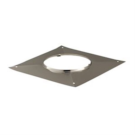 Plaque supérieure d'étanchéité Tubage flexible PE200C carrée Ø 200 mm
