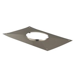 Plaque supérieure d'étanchéité Tubage flexible PE080R rectangulaire Ø 80 mm