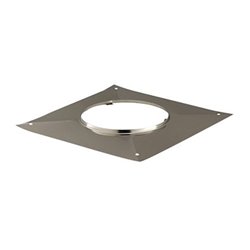 Plaque supérieure d'étanchéité Tubage flexible PE150C carrée Ø 150 mm