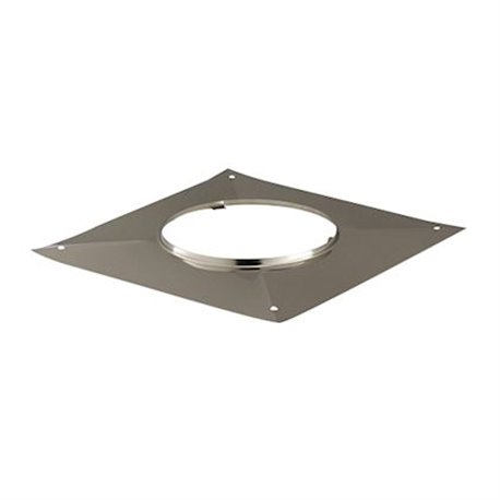Plaque supérieure d'étanchéité Tubage flexible PE150C carrée Ø 150 mm