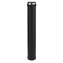 Elément droit PGI ED100080PGI/9030 Hauteur 1000 mm Ø 80-130 mm Noir