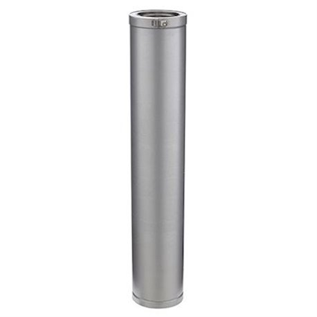 Elément droit Therminox ED1200-130ZI Version ZI Hauteur 1150 mm Ø 130 mm